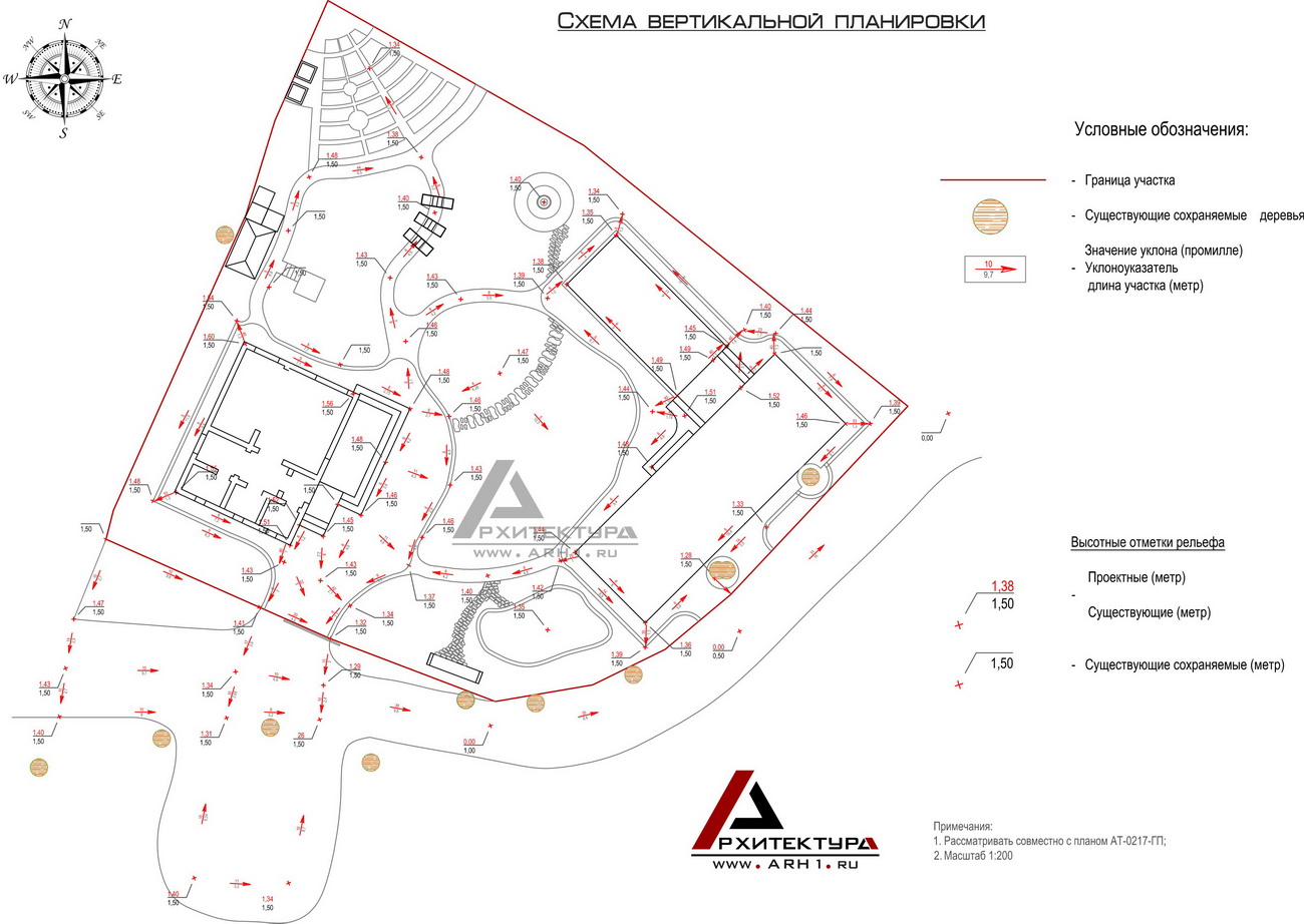 Проект ландшафтного дизайна участка - АРХ1 Архитектура